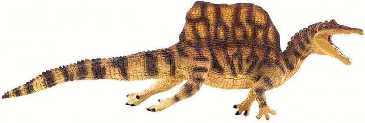 speelfiguur Spinosaurus junior 36 x 12,5 cm bruin