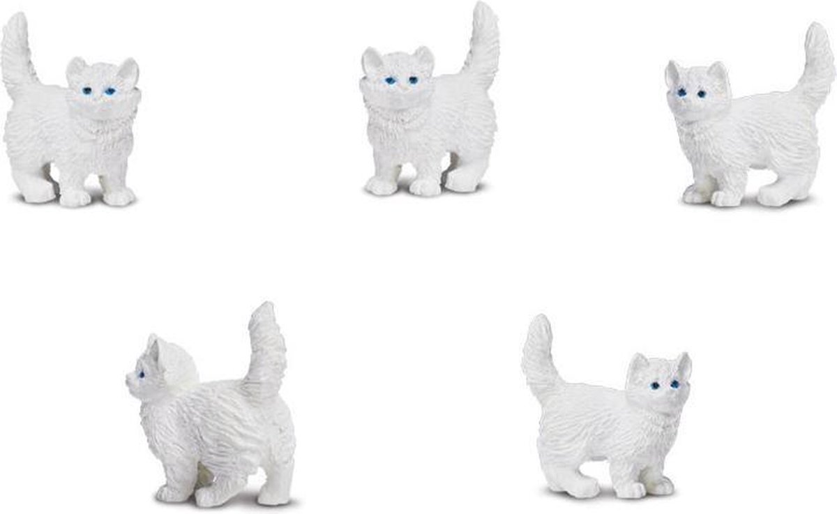 speelgoedfiguren Kat junior wit 192 stuks