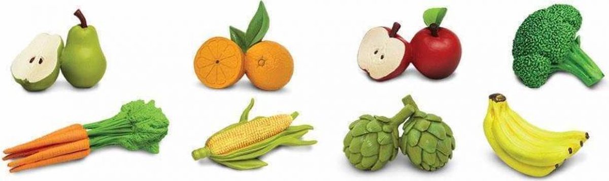 speelset Fruits & vegetables Toob junior 8-delig