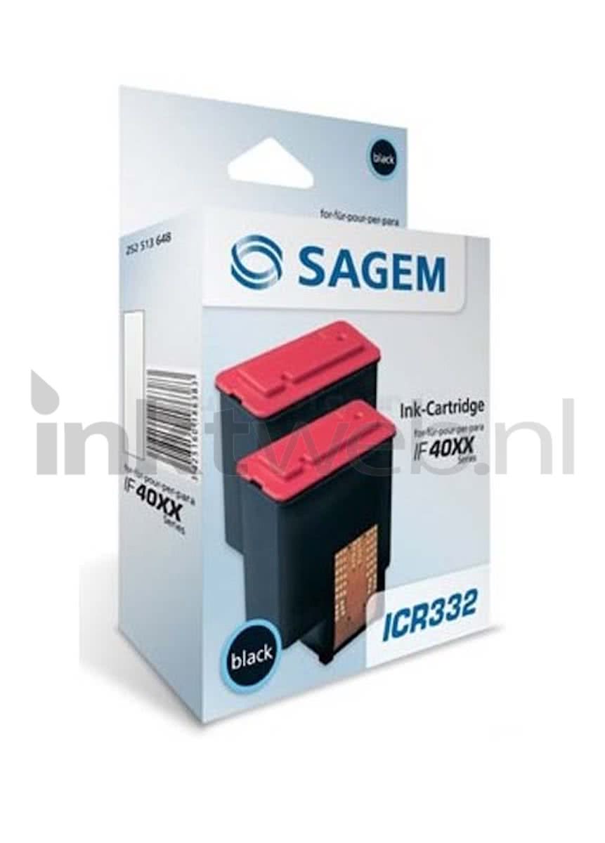 INKTCARTRIDGE SAGEM ICR332K ZWART