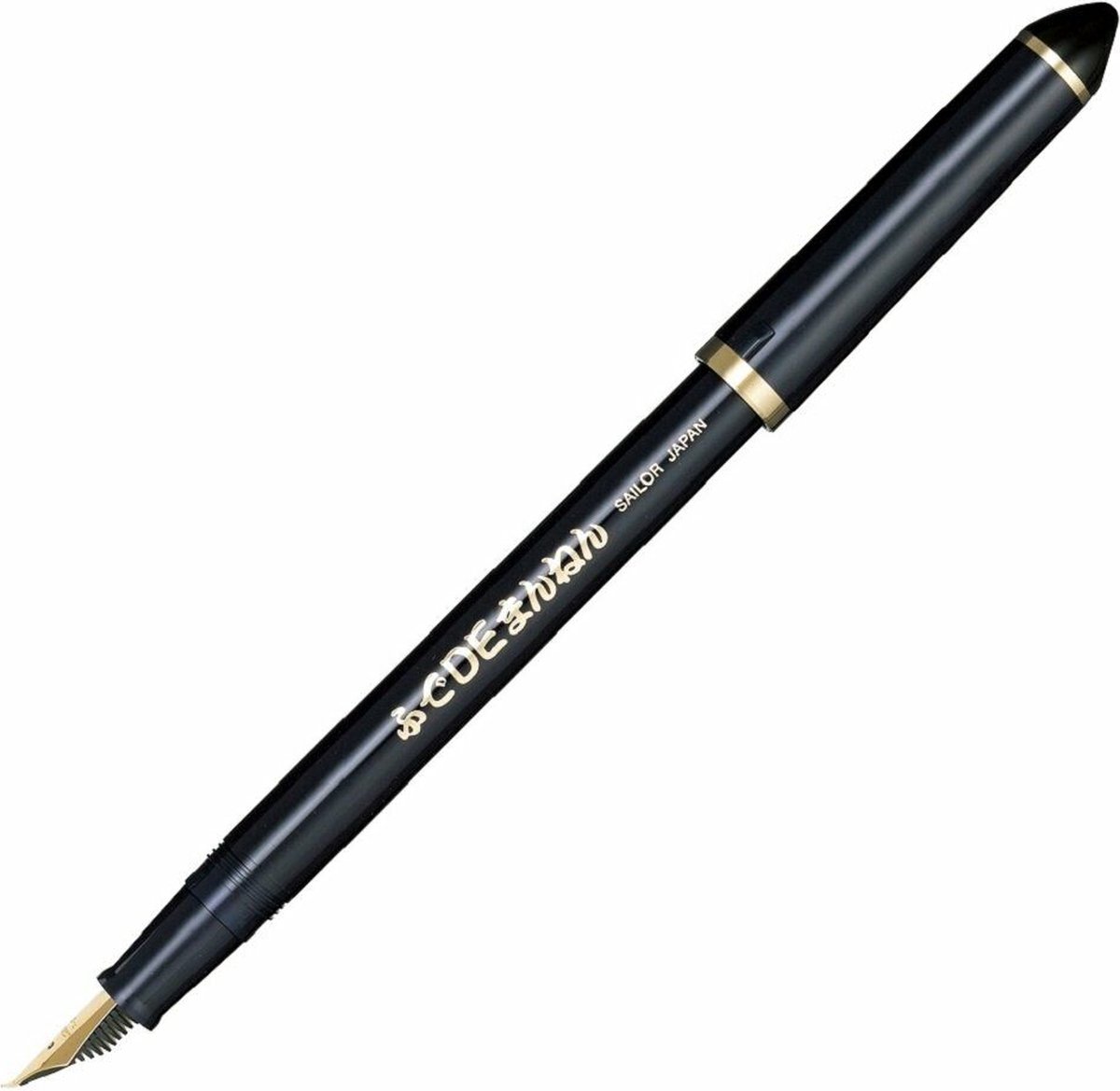 Sailor Fude - De-Mannen Script Kalligrafie Pen Navy Blue, Nib Angle 40 °C Degrees