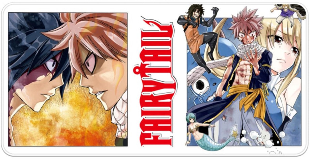 Fairy Tail XXL Mousepad Natsu vs. Gray