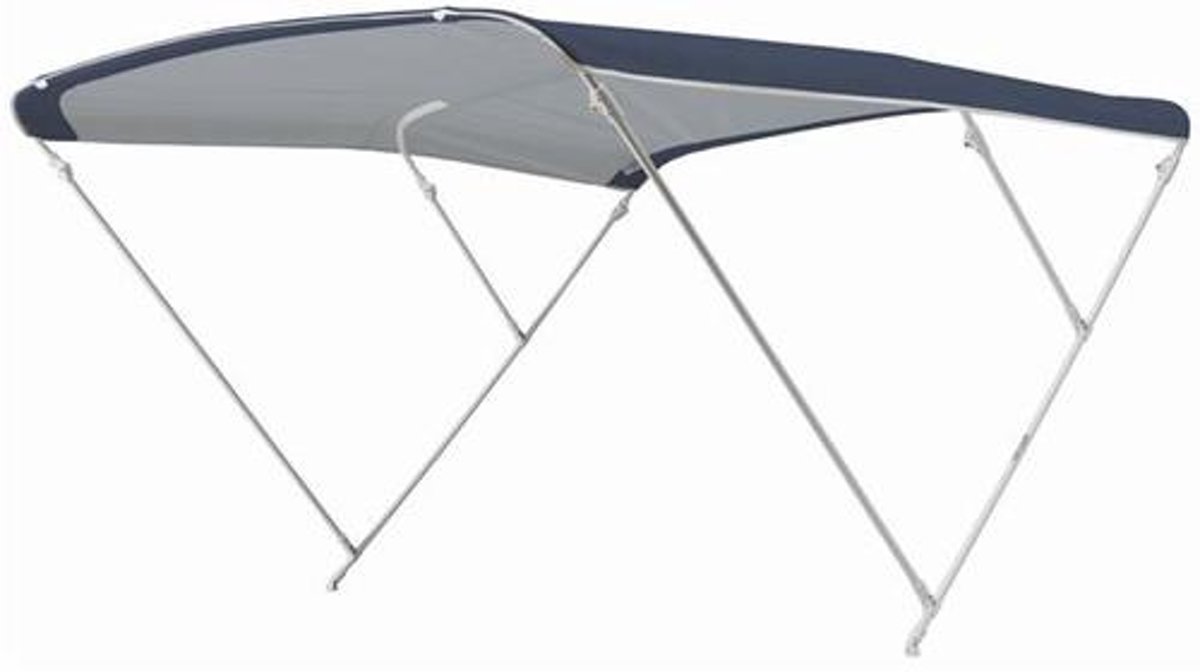 Biminitop elegance 3bow/Blauw L 200 cm x B 150-170 cm x H 115 cm