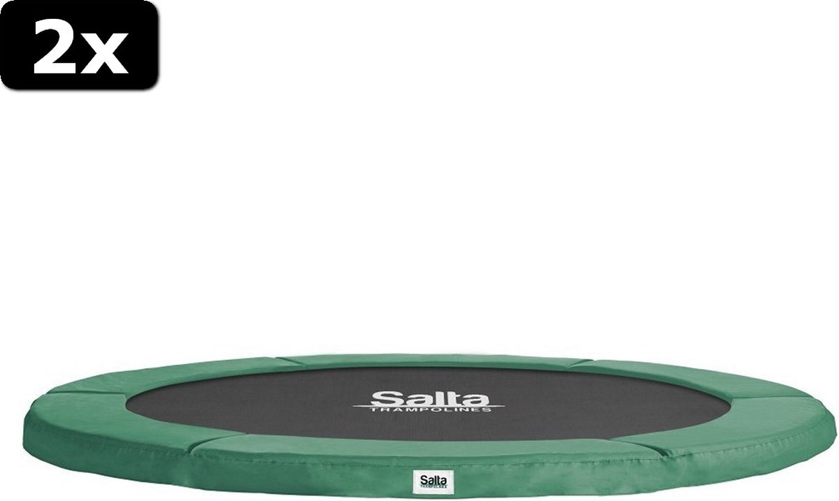 2x Salta 591G Trampoline Beschermrand Groen 183cm