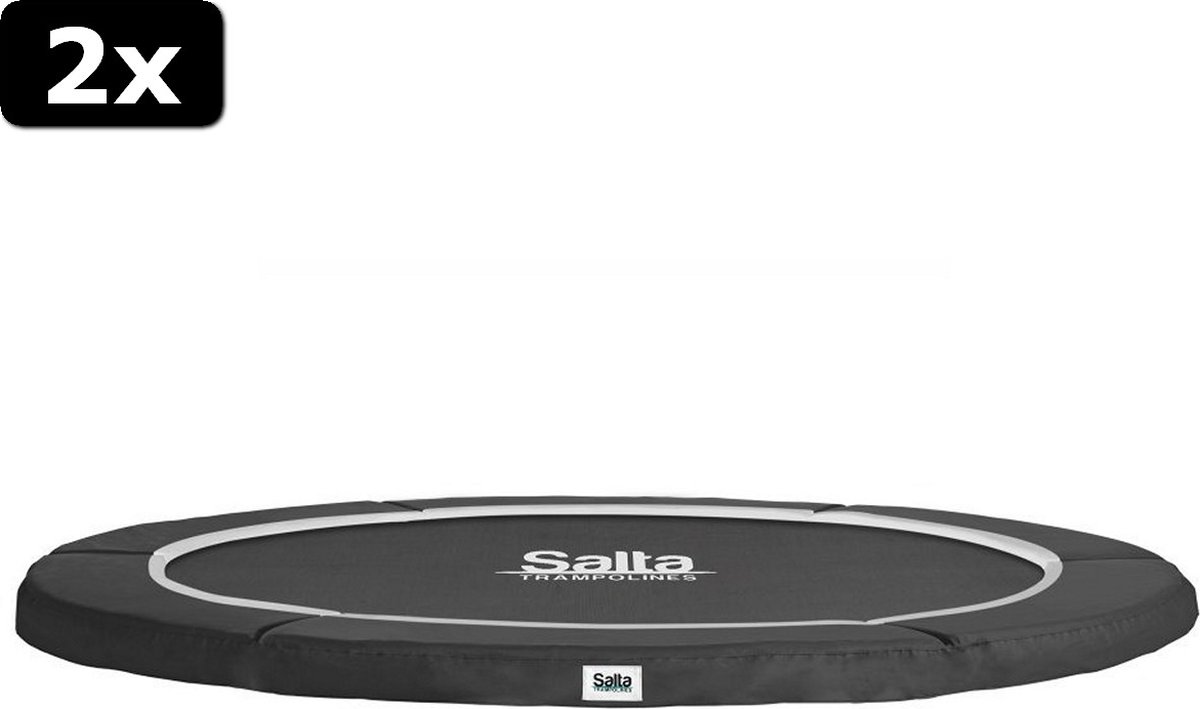 2x Salta 596A Trampoline Beschermrand Antraciet 427cm