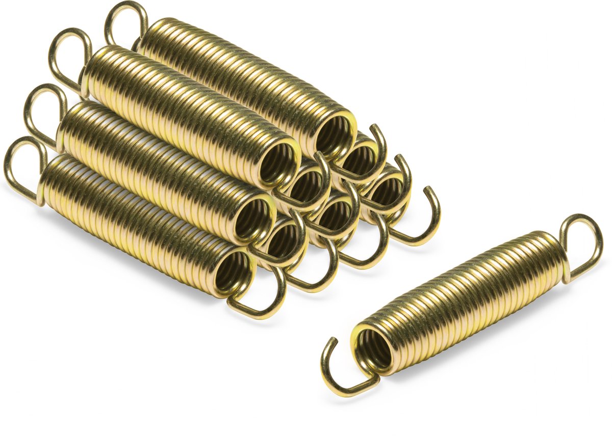  - Veren - 140 mm - Voor Ronde Trampoline - Set van 10 stuks - Goud