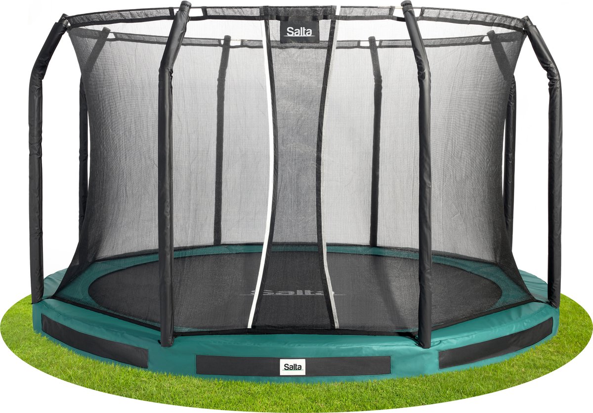   Premium Ground - Trampoline - ø 427 cm - Groen