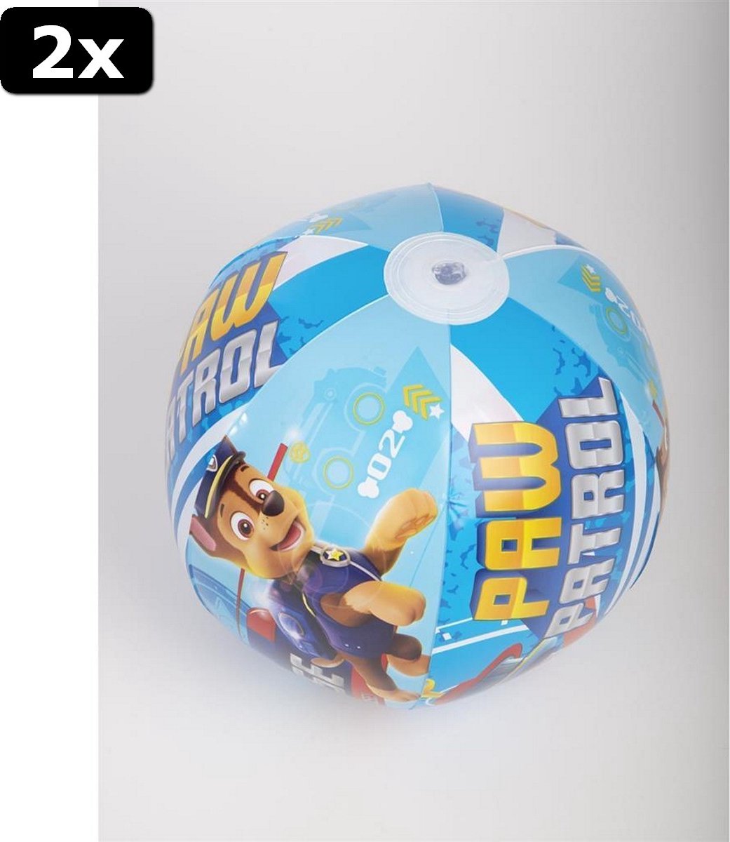 2x Paw Patrol Strandbal 33 cm