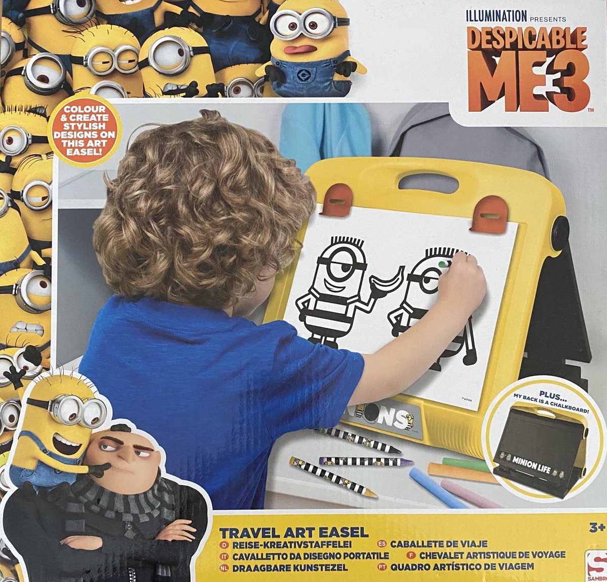 Despicable Me 3 draagbare kunst ezel