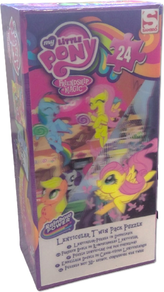 My Little Pony 3D puzzels - 2 pack - 22 x 15 cm