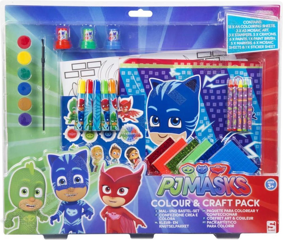 PJ Mask - Kleur en Knutselpakket - PJ Mask - Vanaf 3 jaar - PJ Mask Coffret Art & Couleur