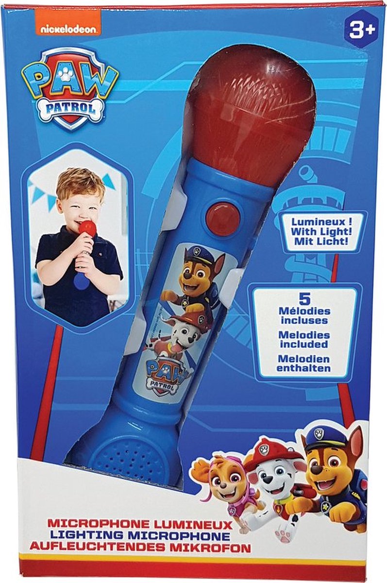 Paw Patrol Verlichte Microfoon Lexibook