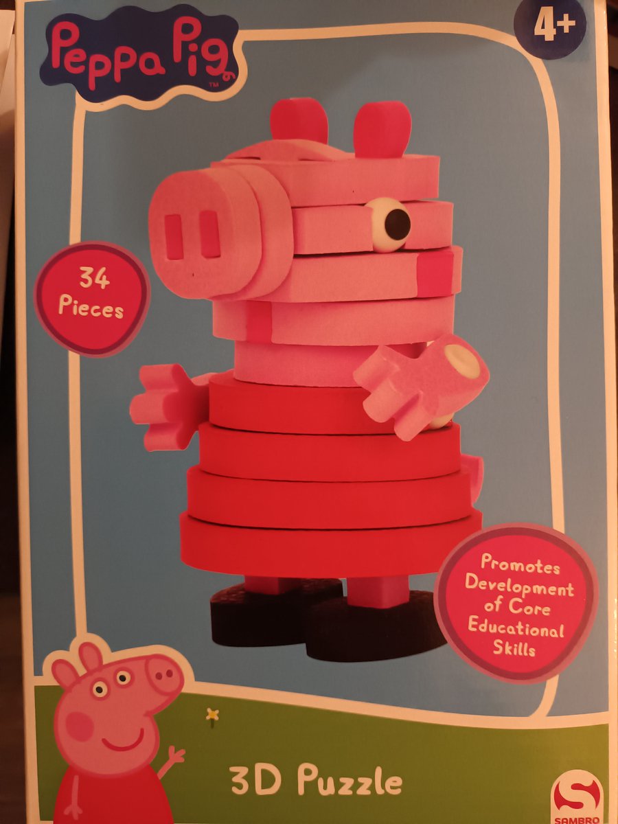 Peppa pig 3d puzzel