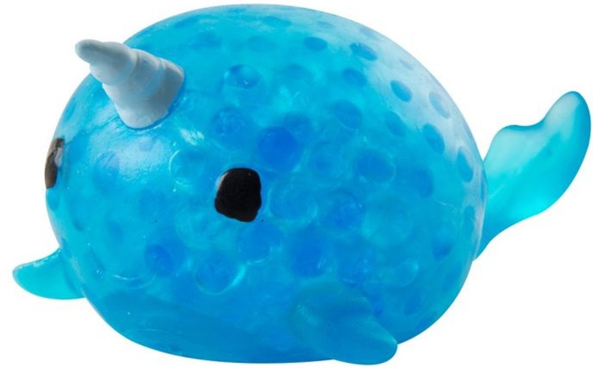 Sambro Stressbal Walrus Blauw 10x10 Cm