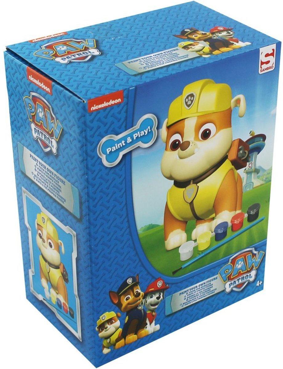 Schilder jouw eigen Paw Patrol Rubbel Rubble