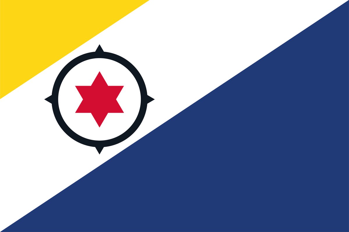 SAMIYA - Bonairiaanse vlag - Bonaire vlag - 90 x 150 cm.