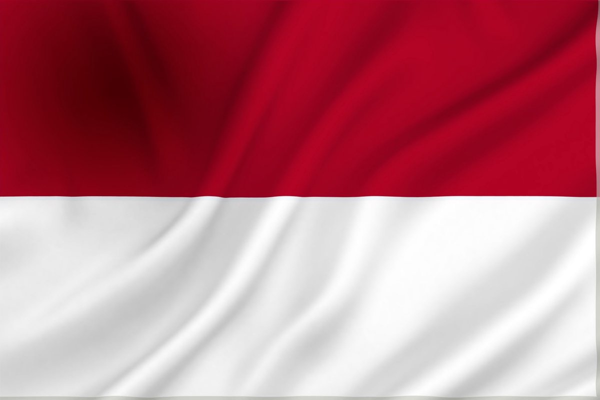 SAMIYA - Indonesische vlag - IndonesiÃ« vlag - 90 x 150 cm.