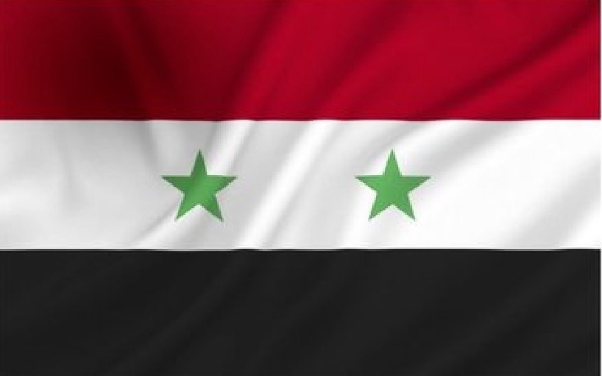 SAMIYA - Syrische vlag - Syrié vlag - 90 x 150 cm.