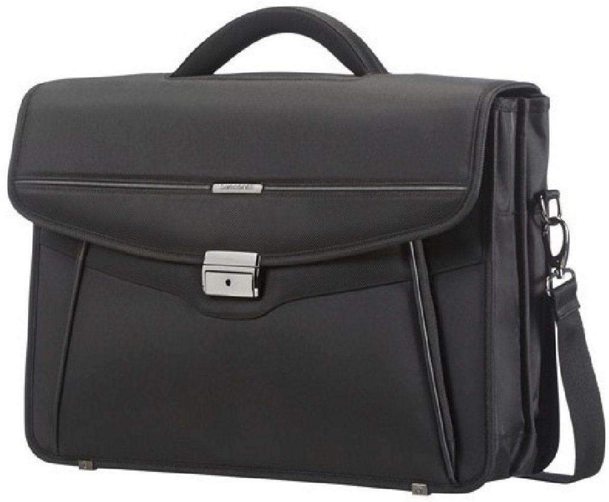 Samsonite Desklite 2 Gussets - Laptop aktetas / 15,6 inch / Zwart