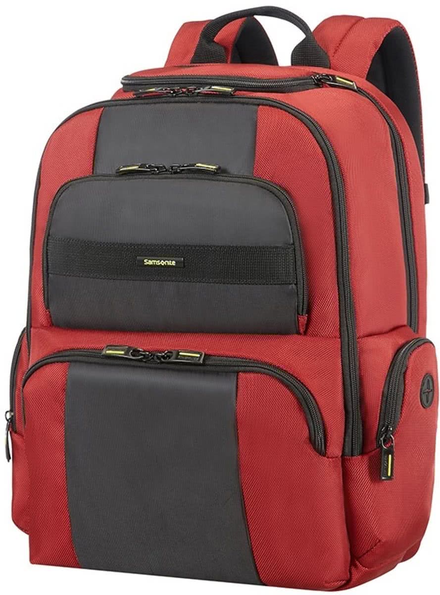 Samsonite Infinipak 15.6 Rugzak Zwart, Rood