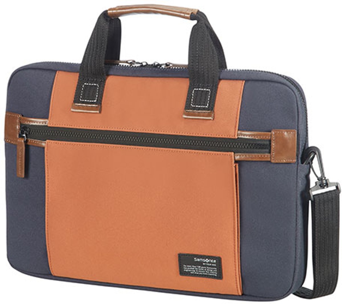 Samsonite Sideways - Laptoptas / 15,6 inch / Blauw-oranje