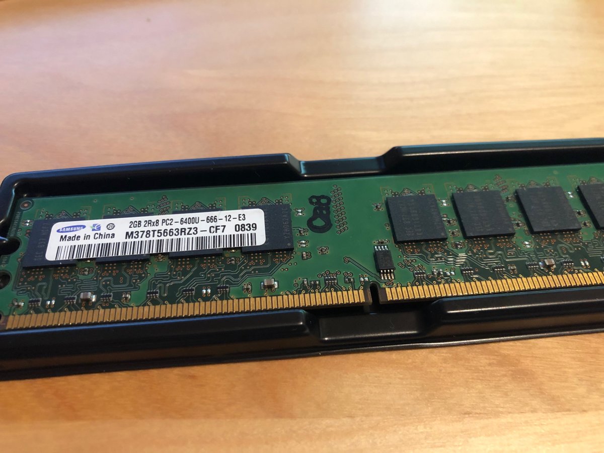 Samsung 2GB, DDR II SDRAM, 800MHz, CL6