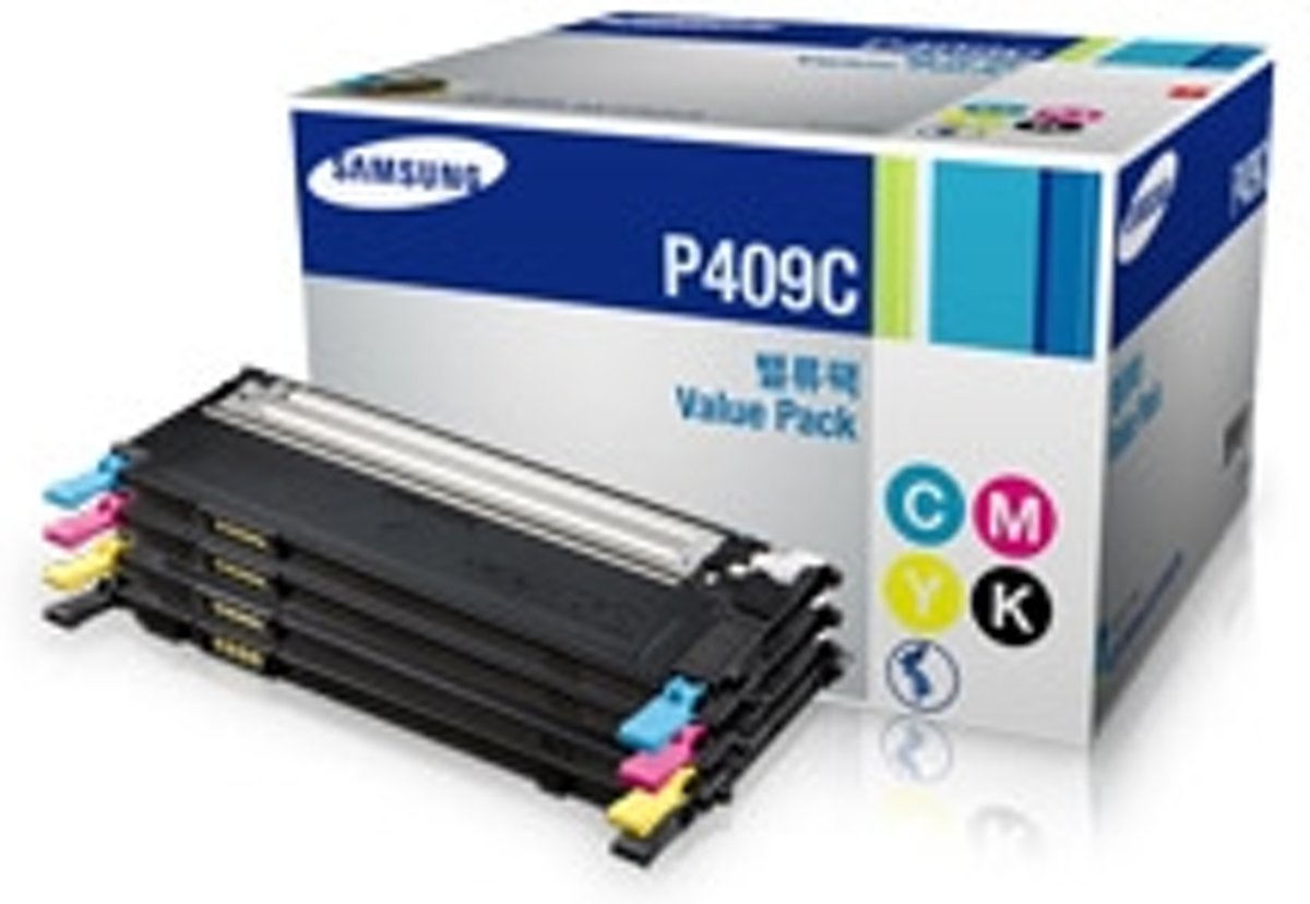 Samsung CLT-P409C 1000paginas Zwart, Cyaan, Geel toners & lasercartridge