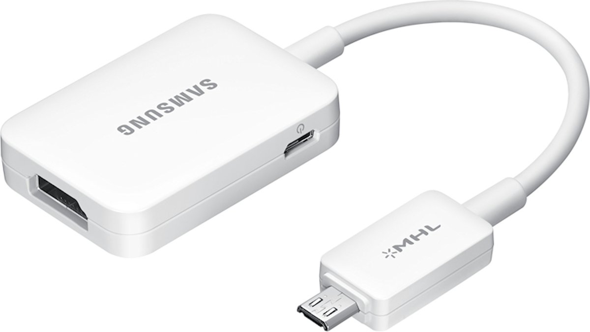 Samsung HDMI Adapter (micro USB) Wit voor Samsung Galaxy Note 8.0 (N5100) en Note 8.0 (N5110)