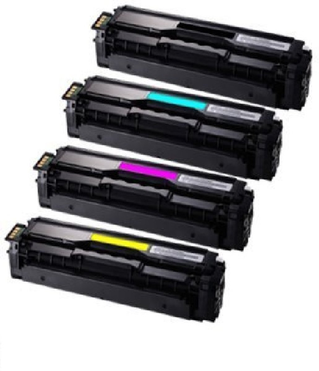 alternatief Set 4x alternatief - compatible Toner voor Samsung P504C CLP415 CLX4195 CLT-P504C CLT-K504S CLT-C504S CLT-M504S CLT-Y504S printgroen