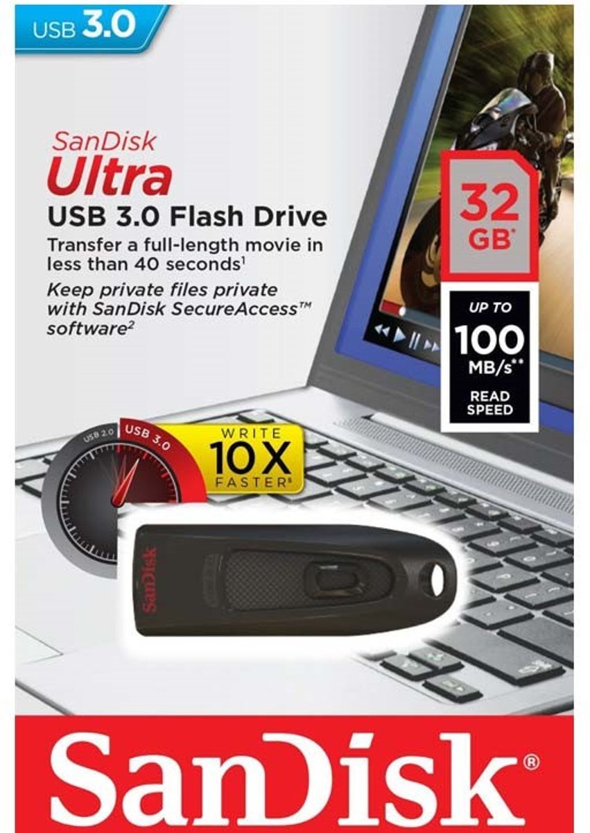 SanDisk Ultra - USB-stick - 32 GB