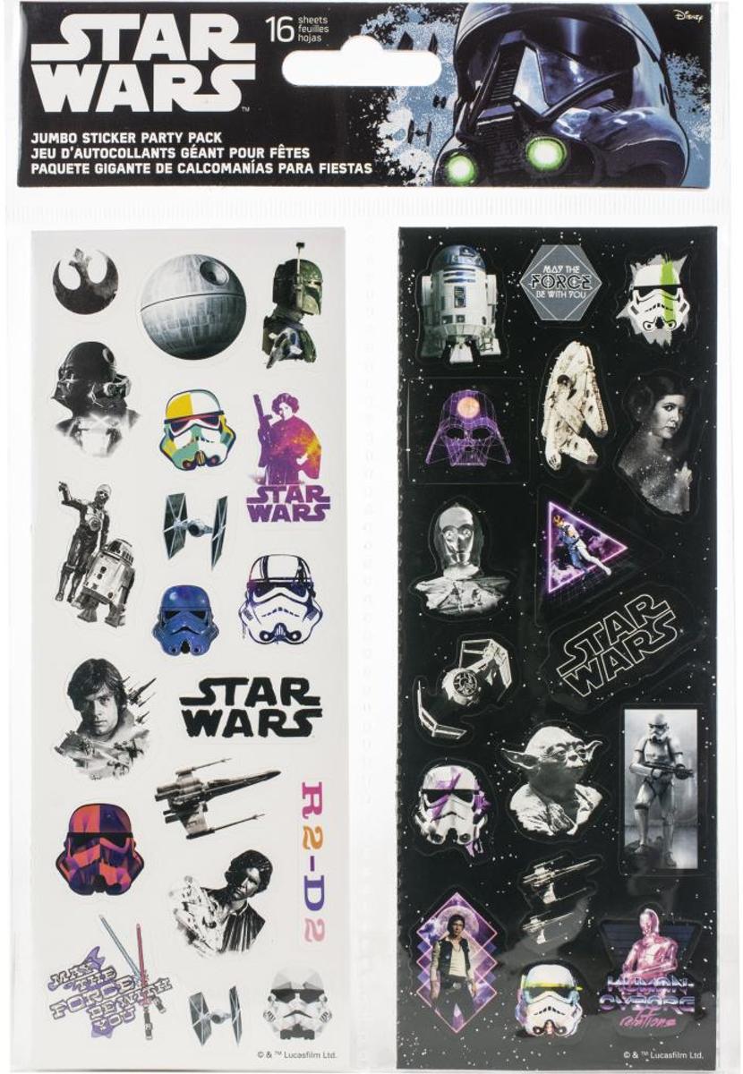 Disney - Star Wars Stickers - Jumbo Pack - 16 vellen