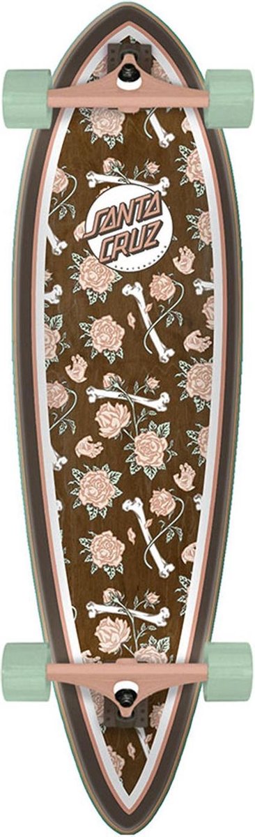 Santa Cruz Floral Decay Pintail longboard 33