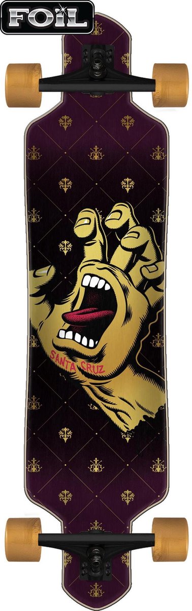 Santa Cruz Royal Hand drop-through longboard 41