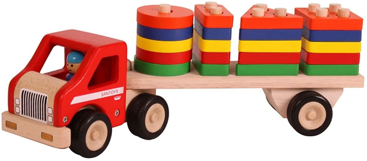 Santoys Truck met Geometrische Vormplaten