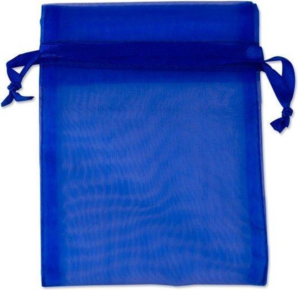 Organza zakjes 9x7 cm Pak van 50 Stuks kobalt blauw Kleur