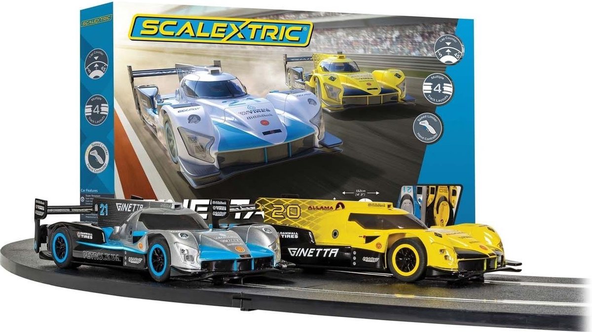 SCALEXTRIC GINETTA RACERS SET (9/20)