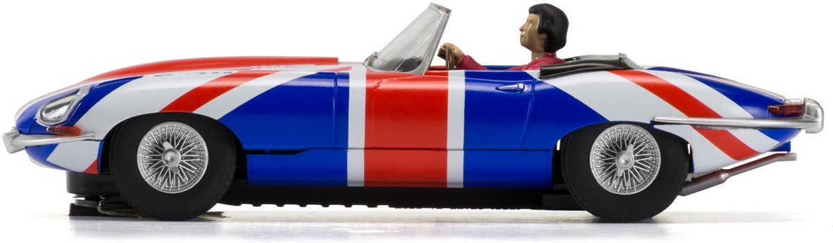 Scalextric - Jaguar E-type Union Jack 1961 (Sc3878)