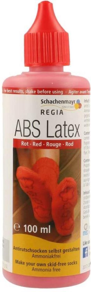 Regia ABS Latex Rood - Schachenmayr, sockstop 100 ml