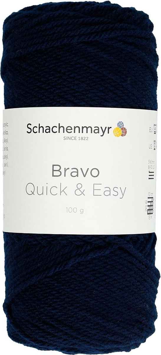 Schachenmayr Bravo Quick&Easy Donkerblauw 8223