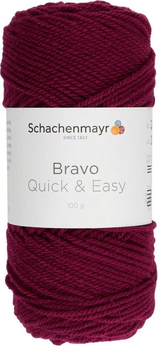 Schachenmayr Bravo Quick&Easy Donkerroze/paars 8045