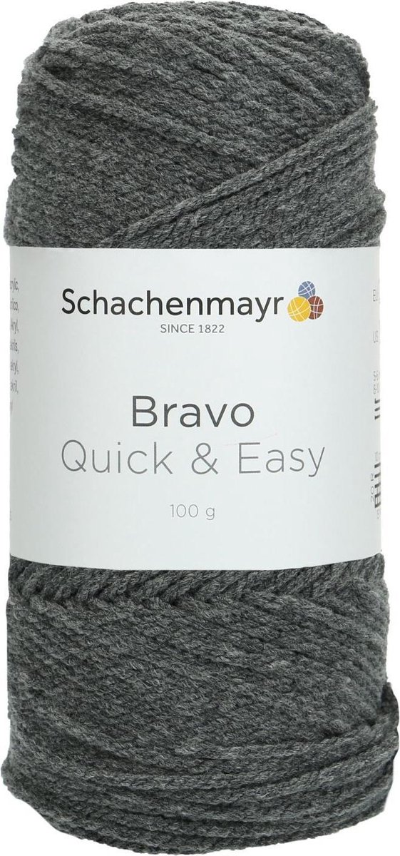 Schachenmayr Bravo Quick&Easy Grijs 8319