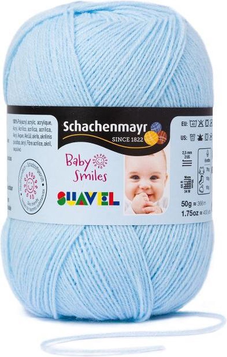 acryl Blauw baby smiles