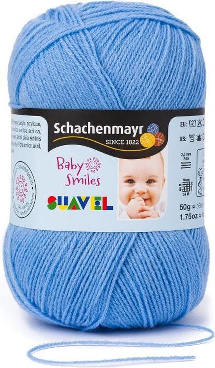 acryl Blauw baby smiles