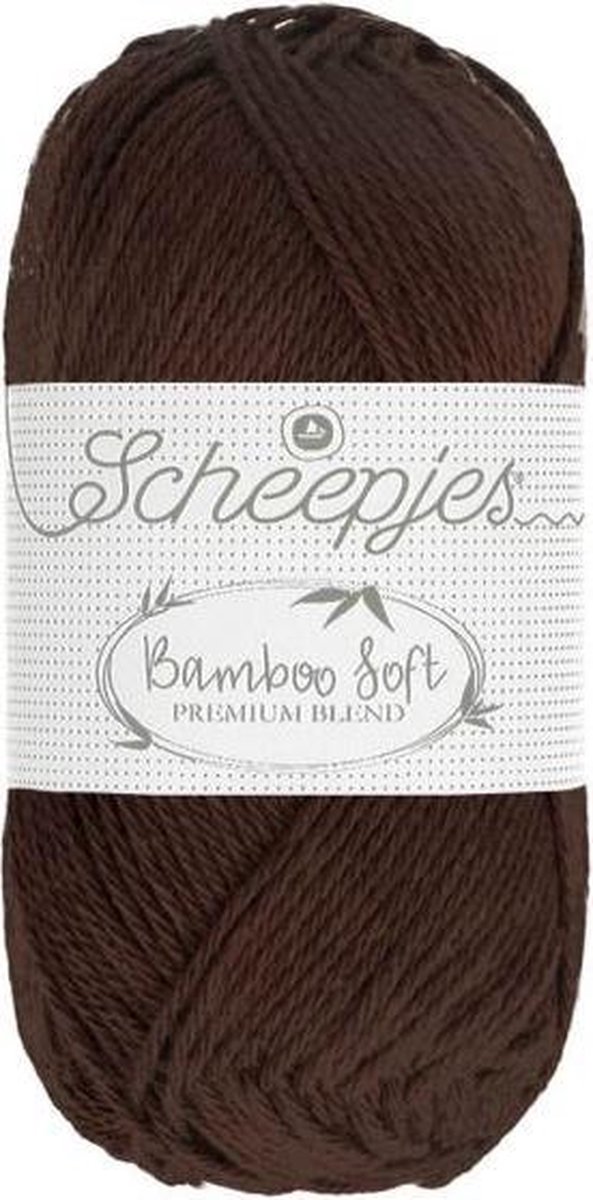 Scheepjes Bamboo Soft- 257 Smooth Cocoa 5x50gr