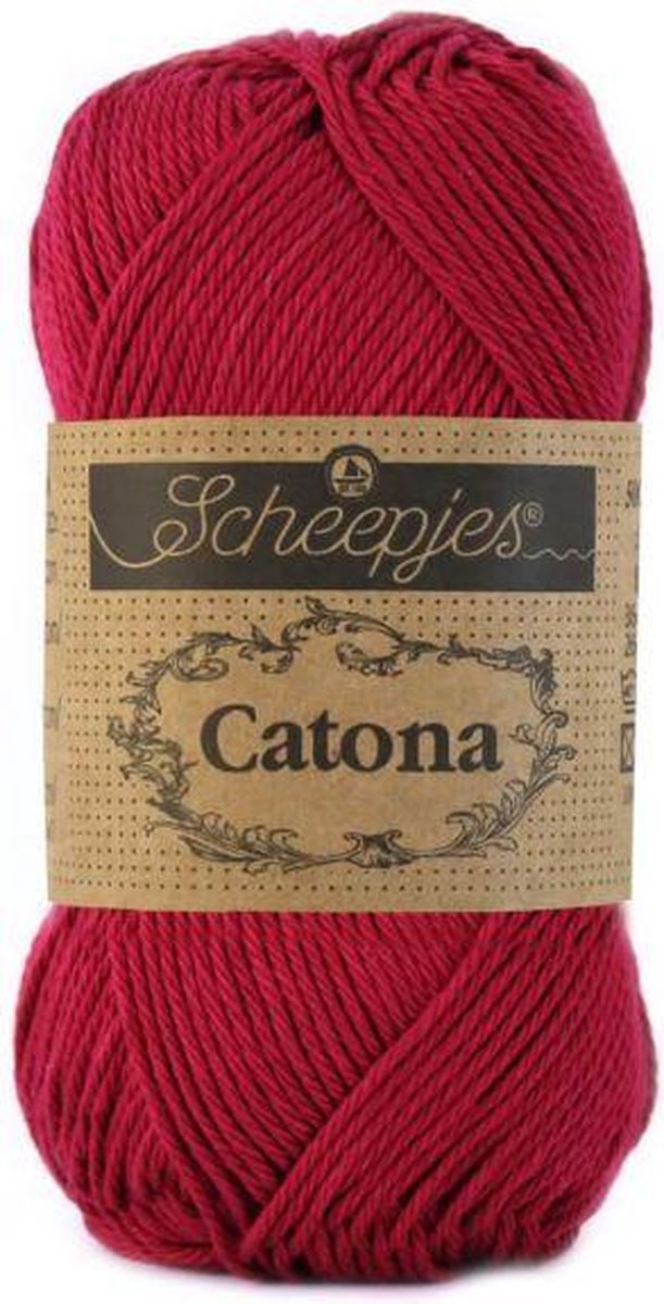 Scheepjes Catona- 517 Ruby 10x50gr