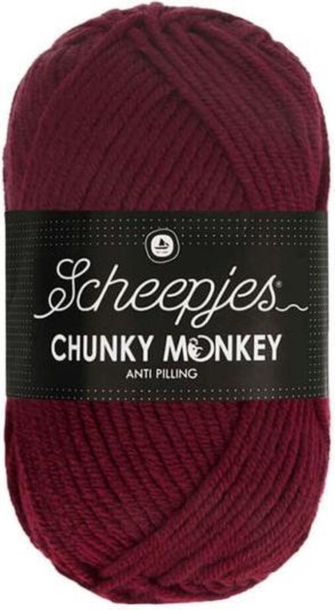 Scheepjes Chunky Monkey-1035 Maroon 5x100gr