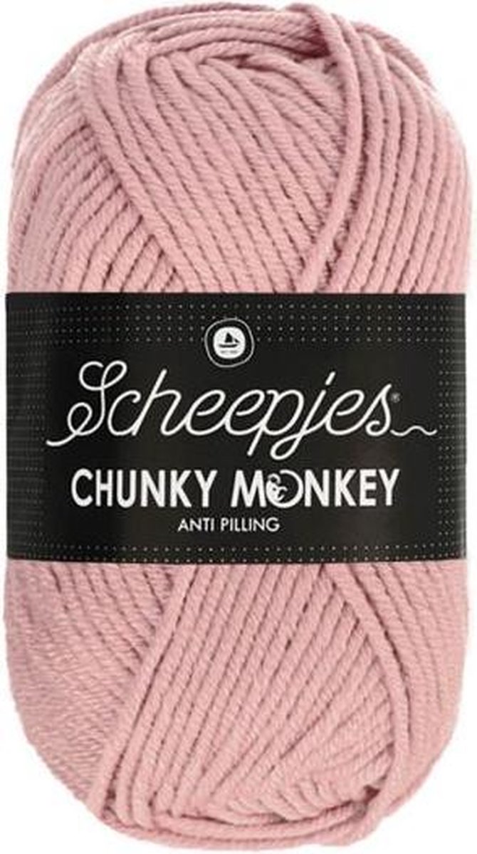 Scheepjes Chunky Monkey- 1080 Pearl Pink 5x100gr