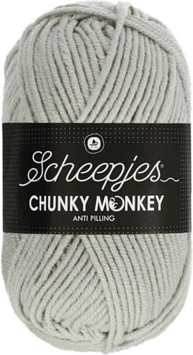 Scheepjes Chunky Monkey- 1203 Pale Grey 5x100gr