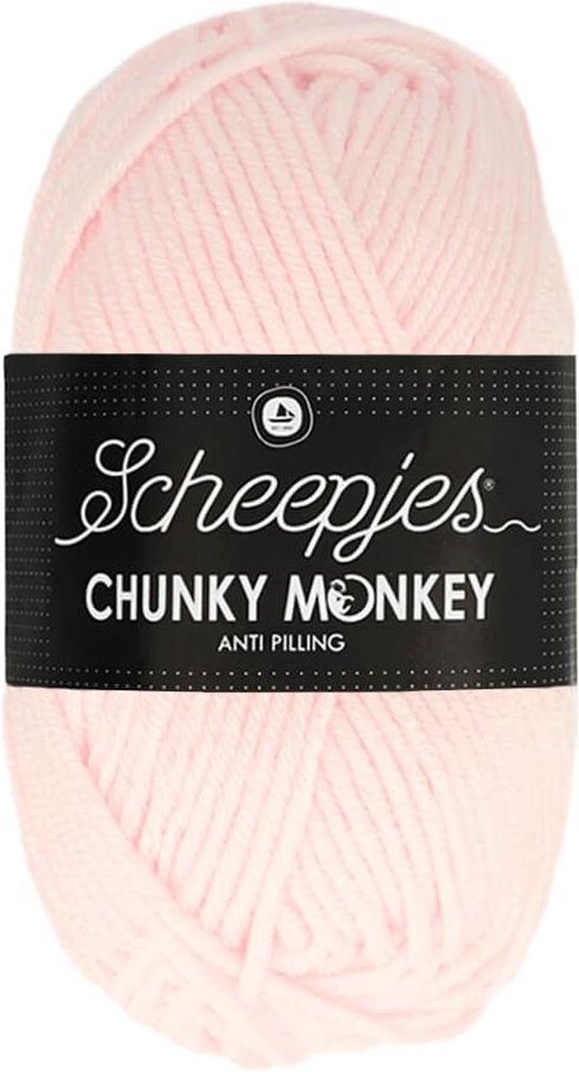 Scheepjes Chunky Monkey-1240 Baby Pink 5x100gr