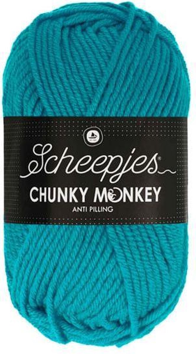 Scheepjes Chunky Monkey- 2012 Deep Turquoise 5x100gr